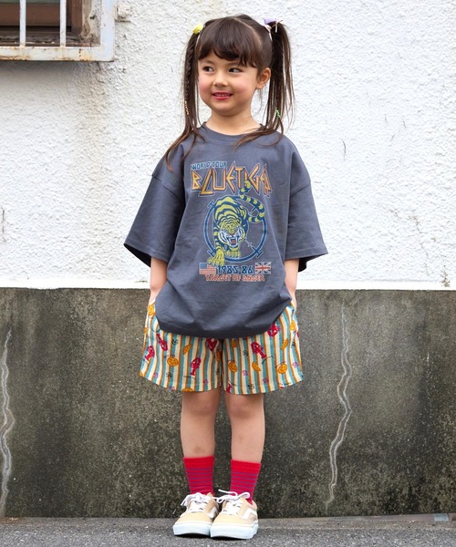 BIG FIELD（ビッグフィールド）の「総柄ショーツ（80～150cm）（その他パンツ・キッズ・レッド/チャコール/ネイビー/ライトブルー・90/95/100/110/120/130/140/150/80）」の11枚目の写真