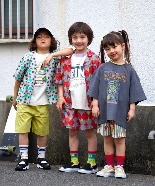 BIG FIELD（ビッグフィールド）の「総柄ショーツ（80～150cm）（その他パンツ・キッズ・レッド/チャコール/ネイビー/ライトブルー・90/95/100/110/120/130/140/150/80）」の13枚目の写真