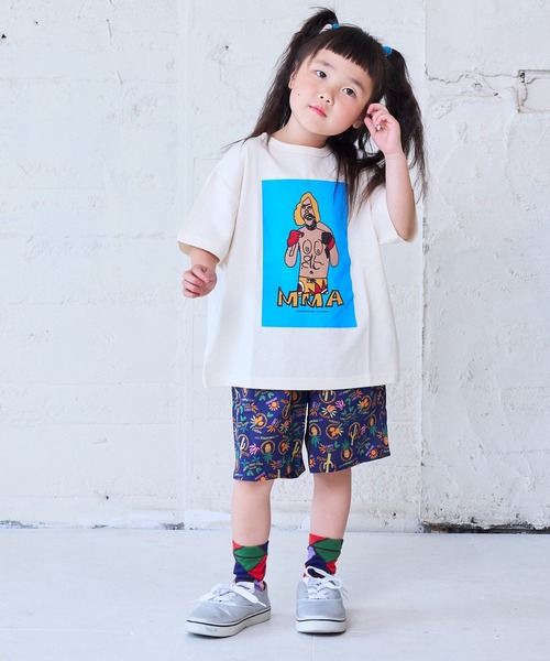 BIG FIELD（ビッグフィールド）の「総柄ショーツ（80～150cm）（その他パンツ・キッズ・レッド/チャコール/ネイビー/ライトブルー・90/95/100/110/120/130/140/150/80）」の8枚目の写真