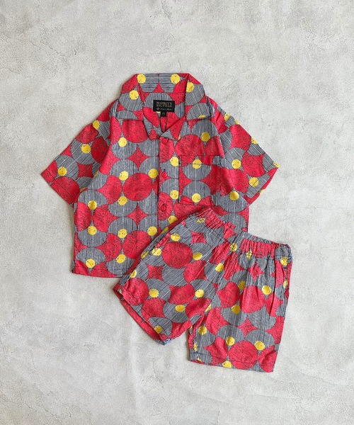 BIG FIELD（ビッグフィールド）の「総柄ショーツ（80～150cm）（その他パンツ・キッズ・レッド/チャコール/ネイビー/ライトブルー・90/95/100/110/120/130/140/150/80）」の14枚目の写真