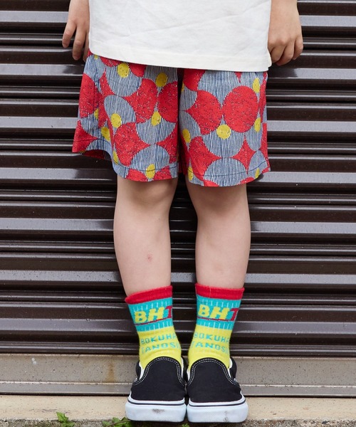 BIG FIELD（ビッグフィールド）の「総柄ショーツ（80～150cm）（その他パンツ・キッズ・レッド/チャコール/ネイビー/ライトブルー・90/95/100/110/120/130/140/150/80）」の21枚目の写真