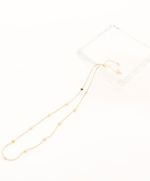 NOLLEY’S（ノーリーズ）の「メタルプレートチェーンスライドネックレス（ネックレス・レディース・シルバー/ゴールド・FREE）」の14枚目の写真