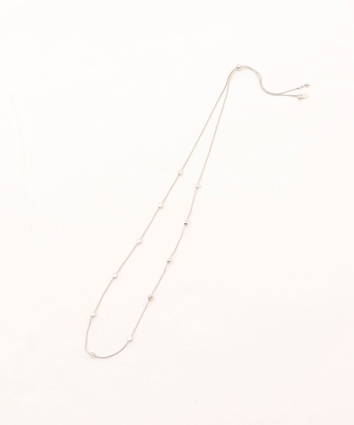 NOLLEY’S（ノーリーズ）の「メタルプレートチェーンスライドネックレス（ネックレス・レディース・シルバー/ゴールド・FREE）」の15枚目の写真