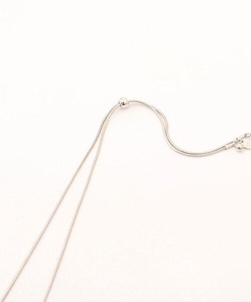 NOLLEY’S（ノーリーズ）の「メタルプレートチェーンスライドネックレス（ネックレス・レディース・シルバー/ゴールド・FREE）」の16枚目の写真