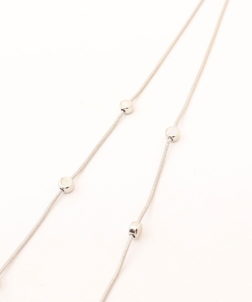 NOLLEY’S（ノーリーズ）の「メタルプレートチェーンスライドネックレス（ネックレス・レディース・シルバー/ゴールド・FREE）」の17枚目の写真