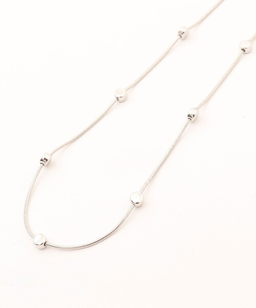 NOLLEY’S（ノーリーズ）の「メタルプレートチェーンスライドネックレス（ネックレス・レディース・シルバー/ゴールド・FREE）」の19枚目の写真