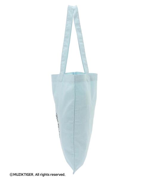 Green Parks(グリーンパークス)の「ムジークタイガー/カラフルトートBag(トートバッグ・レディース・ライトブルー/ホワイト/ピンク/ライトグリーン・FREE)」の6枚目の写真