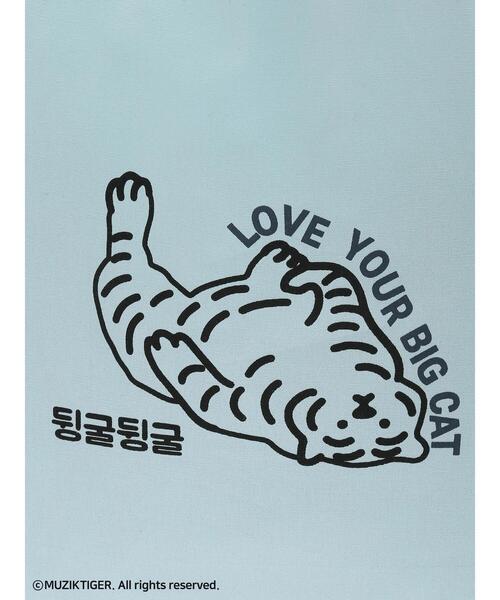 Green Parks(グリーンパークス)の「ムジークタイガー/カラフルトートBag(トートバッグ・レディース・ライトブルー/ホワイト/ピンク/ライトグリーン・FREE)」の8枚目の写真