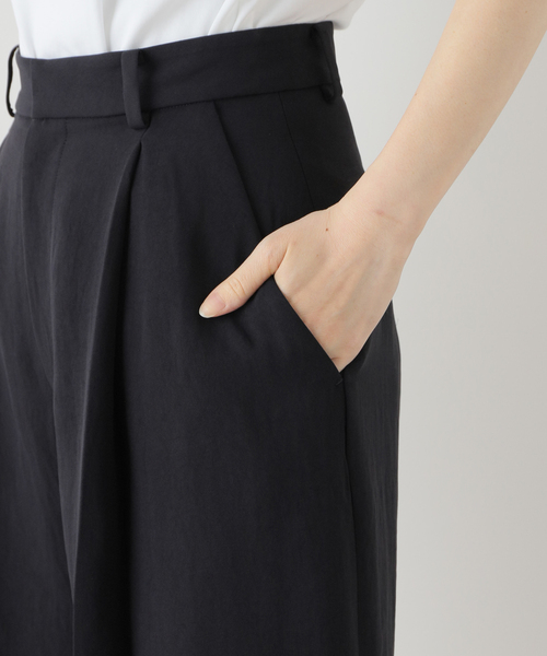 新品　未使用　タグ付き　Noble ノーブル　フラノタックパンツ フラノアシメタックテーパードパンツ（スラックス）｜NOBLE