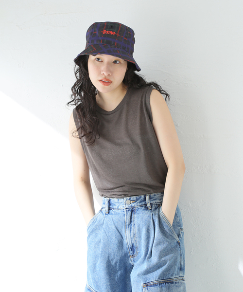 【Dime】RESORT PLAID チェック バケットハット ダイム DIME（ダイム）の「【Dime/ダイム】 RESORT PLAID BUCKET HAT