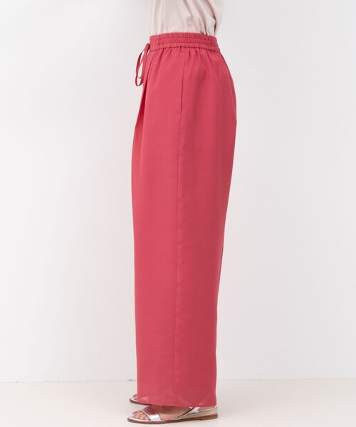 NOLLEY’S（ノーリーズ）の「ウォッシャブルスパンローンイージーワイドパンツ（その他パンツ・レディース・ピンク/ブラウン・38/36）」の10枚目の写真