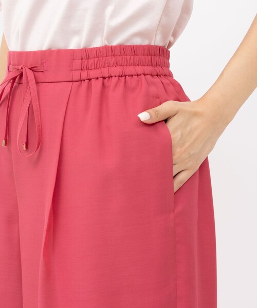 NOLLEY’S（ノーリーズ）の「ウォッシャブルスパンローンイージーワイドパンツ（その他パンツ・レディース・ピンク/ブラウン・38/36）」の7枚目の写真