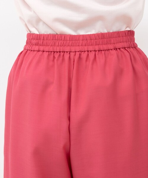 NOLLEY’S（ノーリーズ）の「ウォッシャブルスパンローンイージーワイドパンツ（その他パンツ・レディース・ピンク/ブラウン・38/36）」の6枚目の写真