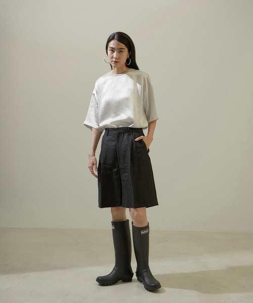 SALON adam et rope'（サロン アダム エ ロペ）の「【Barbour（バブアー）】Bede tall wellington/ロングレインブーツ（ブーツ・レディース・ブラック・23.0cm/24.0cm/25.0cm）」の3枚目の写真