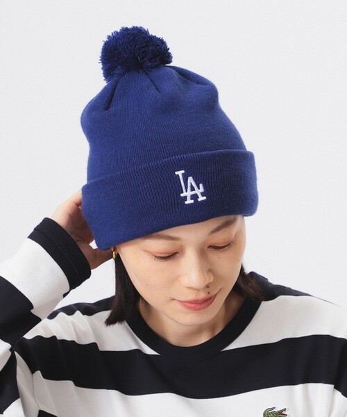 NEW ERA（ニューエラ）の「NEW ERA / 別注 ポンポン ワッチキャップ 24AW（ニットキャップ/ビーニー・レディース・ブルー/ホワイト系その他7/ブラック/ネイビー・ONE SIZE）」の7枚目の写真