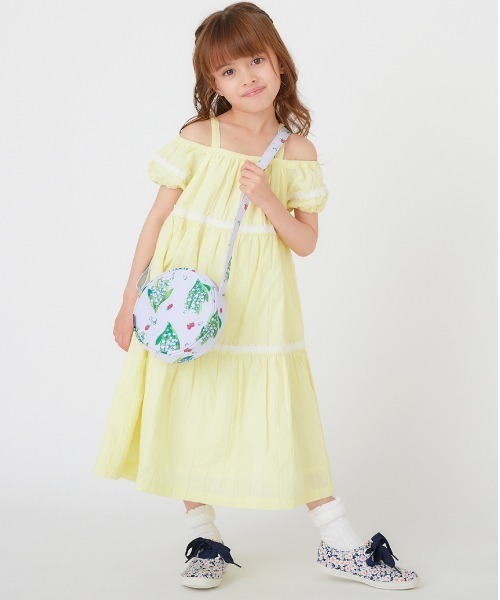 セール】オフショルダーティアードワンピース（ワンピース）｜hakka  