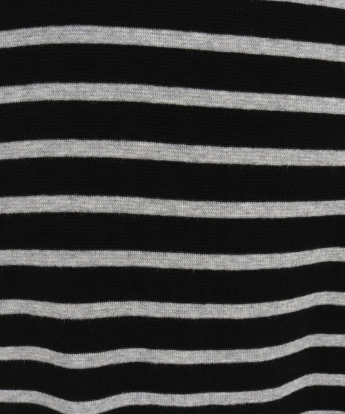 Magine(マージン)の「mlt4788-Border Pattern Span Fraise Long Sleeve Cut Sew ロンT(Tシャツ/カットソー・メンズ・ブラック×ホワイト/ブラック×グレー/グレー×ホワイト・44/46/48)」の22枚目の写真