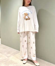GOOD NIGHT BEAR柄ワンポイントロンT＆ロングパンツSET 楽天市場】【ラッピング済み】GOOD NIGHT BEAR柄ワンポイント