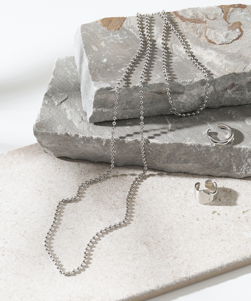 collex（コレックス）の「【dignif】【金属アレルギー対応】ボールチェーンネックレス3mm（ネックレス・レディース・シルバー/ゴールド・フリー）」の11枚目の写真