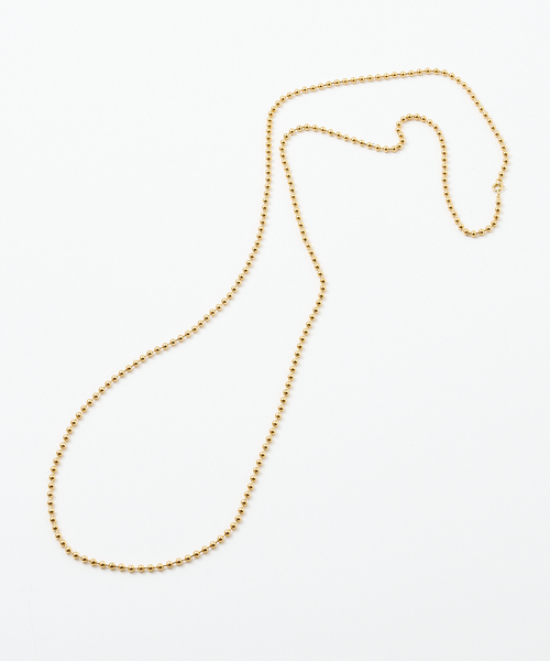 collex（コレックス）の「【dignif】【金属アレルギー対応】ボールチェーンネックレス3mm（ネックレス・レディース・シルバー/ゴールド・フリー）」の19枚目の写真