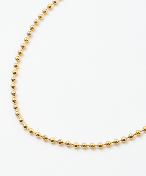 collex（コレックス）の「【dignif】【金属アレルギー対応】ボールチェーンネックレス3mm（ネックレス・レディース・シルバー/ゴールド・フリー）」の20枚目の写真