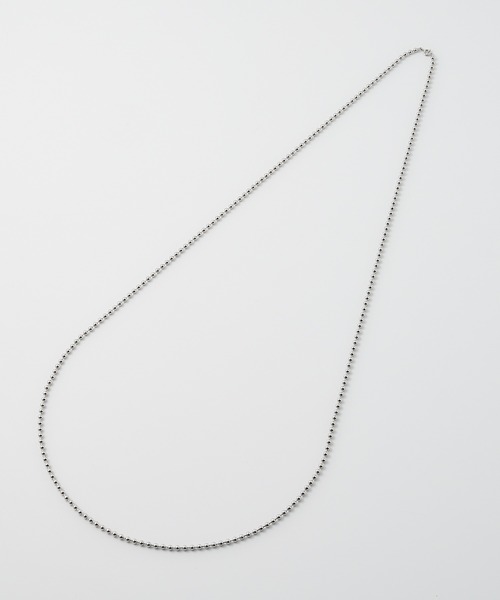 collex（コレックス）の「【dignif】【金属アレルギー対応】ボールチェーンネックレス3mm（ネックレス・レディース・シルバー/ゴールド・フリー）」の6枚目の写真