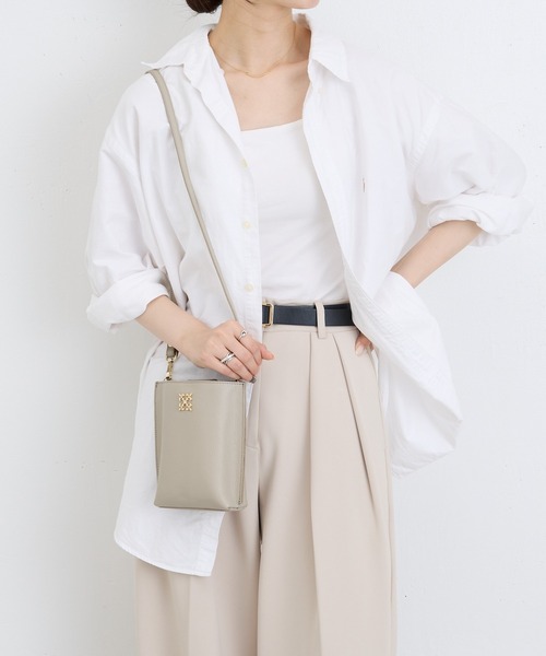 russet(ラシット)の「スマートフォンショルダーバッグ(CE-1346)(ショルダーバッグ・レディース・グレー/グレー系その他/ブラック・FREE)」の19枚目の写真