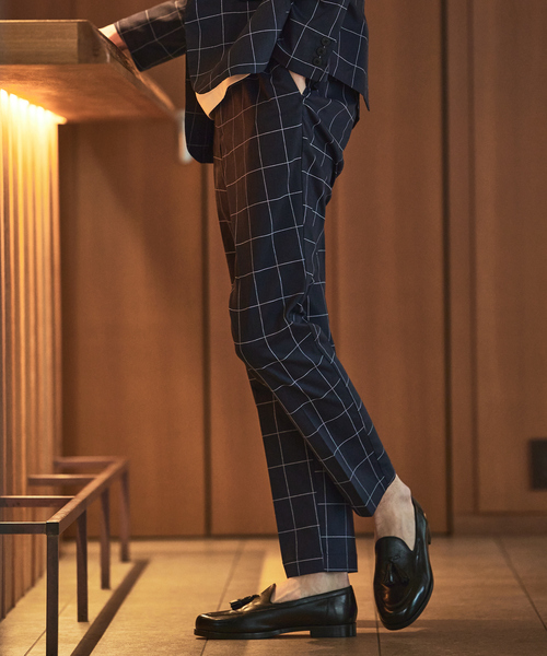 ABAHOUSE GRAY（アバハウスグレイ）の「【セットアップ対応】COOL DRYMAX イージー スラックス（スラックス・メンズ・チェック/ストライプ・48/46/44/50）」の15枚目の写真