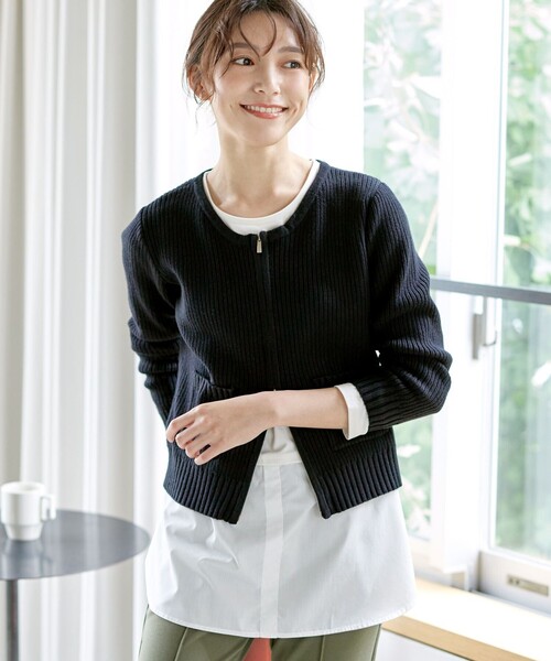 Tiaclasse(ティアクラッセ)の「【選べる裾】 レイヤードヘムカットソーTシャツ(Tシャツ/カットソー・レディース・ホワイト系その他3/ホワイト系その他/ホワイト系その他5/ホワイト系その他4/ホワイト系その他2/オフホワイト・L/M)」の16枚目の写真