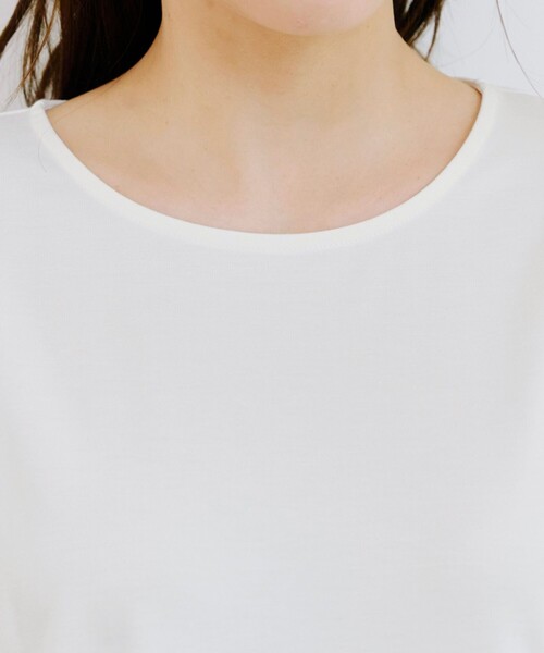 Tiaclasse(ティアクラッセ)の「【選べる裾】 レイヤードヘムカットソーTシャツ(Tシャツ/カットソー・レディース・ホワイト系その他3/ホワイト系その他/ホワイト系その他5/ホワイト系その他4/ホワイト系その他2/オフホワイト・L/M)」の20枚目の写真