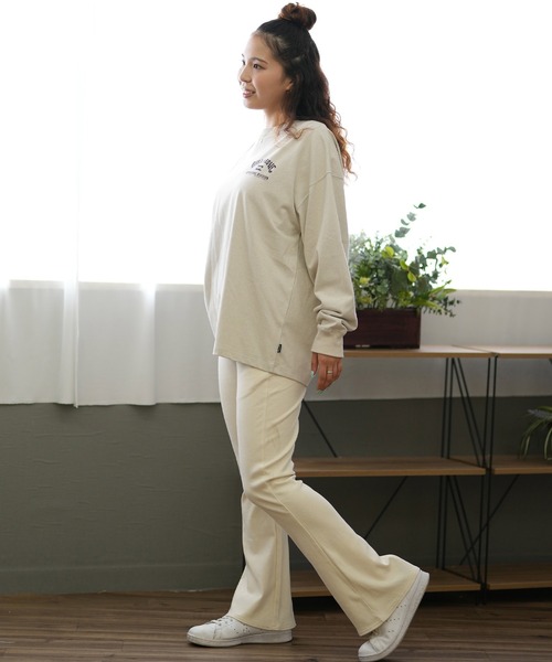 BILLABONG ビラボン 長袖 Tシャツ レディース ロンT バックプリント ルーズシルエット BE014-058 BILLABONG（ビラボン）の「BILLABONG/ビラボン ロンT バック