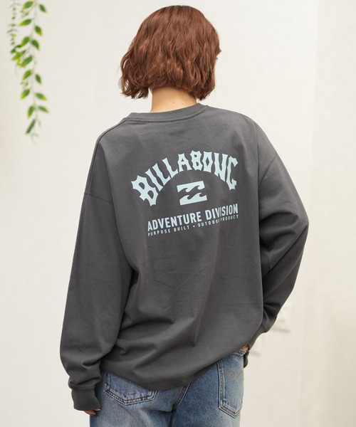 BILLABONG ビラボン 長袖 Tシャツ レディース ロンT バックプリント ルーズシルエット BE014-058 BILLABONG（ビラボン）の「BILLABONG/ビラボン ロンT バック