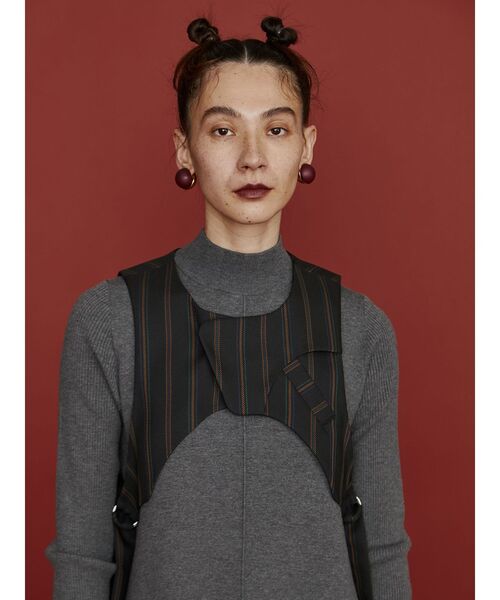 UN3D.（アンスリード）の「COCOON KNIT OP / コクーンニットワンピース（ワンピース・レディース・グレー/ブラック/ブラウン・36/38）」の11枚目の写真