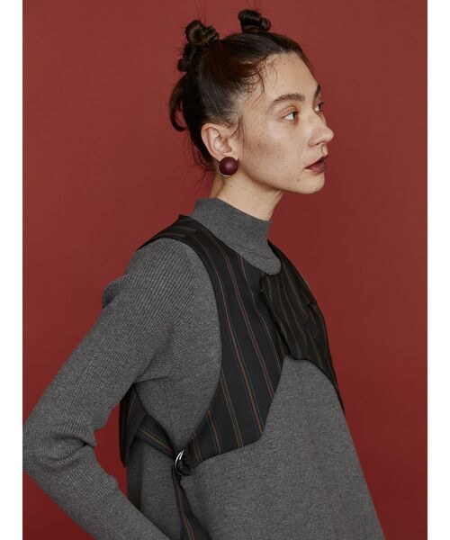 UN3D.（アンスリード）の「COCOON KNIT OP / コクーンニットワンピース（ワンピース・レディース・グレー/ブラック/ブラウン・36/38）」の12枚目の写真