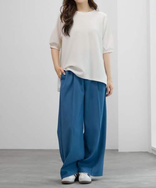 NAVY(ネイビー)の「NAVY エンボス プルオーバー(Tシャツ/カットソー・レディース・オフホワイト/ベージュ/ブラック・M/L)」の16枚目の写真