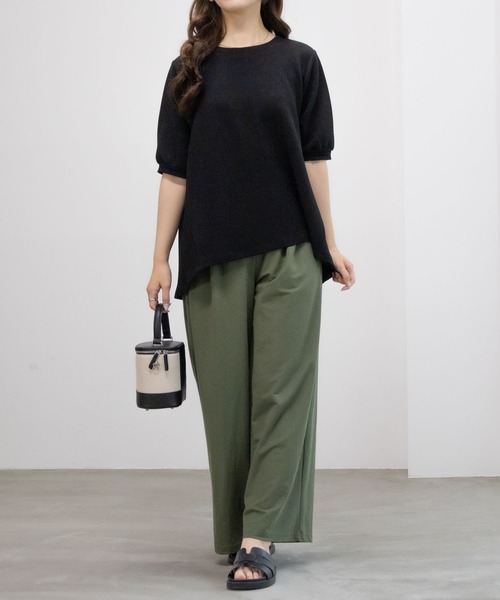 NAVY(ネイビー)の「NAVY エンボス プルオーバー(Tシャツ/カットソー・レディース・オフホワイト/ベージュ/ブラック・M/L)」の15枚目の写真