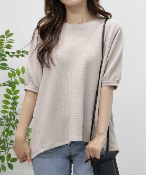 NAVY(ネイビー)の「NAVY エンボス プルオーバー(Tシャツ/カットソー・レディース・オフホワイト/ベージュ/ブラック・M/L)」の10枚目の写真