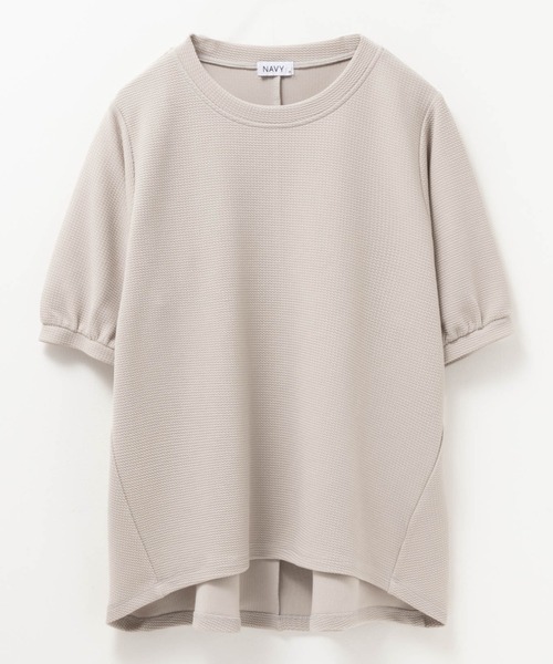 NAVY(ネイビー)の「NAVY エンボス プルオーバー(Tシャツ/カットソー・レディース・オフホワイト/ベージュ/ブラック・M/L)」の18枚目の写真