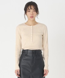 Levi's/リーバイス DRY GOODS ヘンリーネックカットソー ベージュ OATMEAL