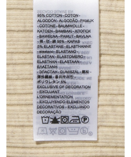 Levi's（リーバイス）の「Levi's/リーバイス DRY GOODS ヘンリーネックカットソー ベージュ OATMEAL（Tシャツ/カットソー・レディース・オフホワイト・M/S/XS）」の8枚目の写真