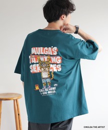 MULGA | 【MULGA THE LIFE】コラボ/バックプリントオーバーサイズTシャツ(Tシャツ/カットソー)