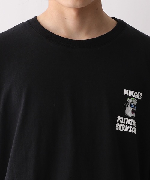 MULGA（モルガ）の「【MULGA THE LIFE】コラボ/バックプリントオーバーサイズTシャツ（Tシャツ/カットソー・メンズ・ブラック/グリーン系その他/ホワイト/ブルー・SMALL/MEDIUM/LARGE）」の13枚目の写真