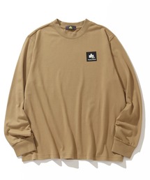 【LOGOS Park/ロゴスパーク】リサイクルマテリアル ボックスロゴ ロングスリーブTシャツ