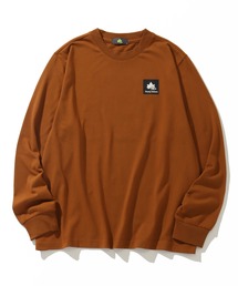 【LOGOS Park/ロゴスパーク】リサイクルマテリアル ボックスロゴ ロングスリーブTシャツ