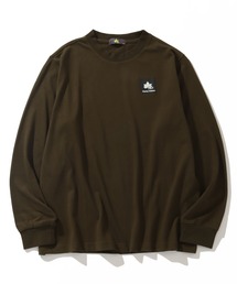 【LOGOS Park/ロゴスパーク】リサイクルマテリアル ボックスロゴ ロングスリーブTシャツ
