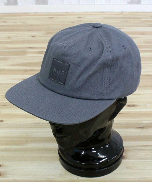 HUF(ハフ)の「ハフ セットボックス スナップバック キャップ 5パネル 帽子 HUF SET BOX SNAPBACK(キャップ・メンズ・ブラック/ブルー/グレー系その他・O/S)」の2枚目の写真