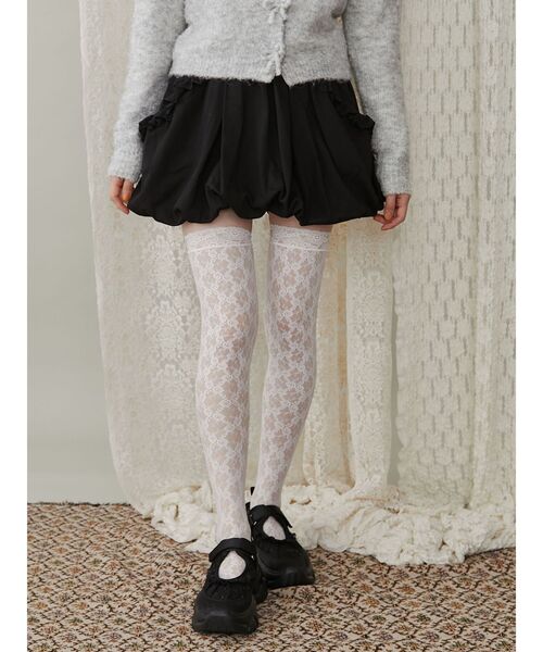 【セール】スウェットバルーンミニスカート（スカート）｜merry jenny（メリージェニー）