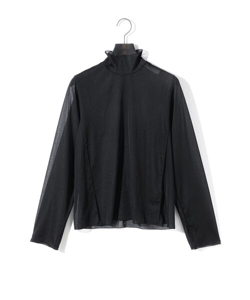 tシャツ MIDIUMISOLID for Ladies シアーハイネックインナー レディース MIDIUMISOLID for Ladies シアーハイネックインナー（Tシャツ