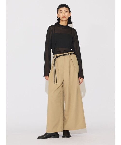 tシャツ MIDIUMISOLID for Ladies シアーハイネックインナー レディース セール】MIDIUMISOLID for Ladies シアーハイネックインナー（T