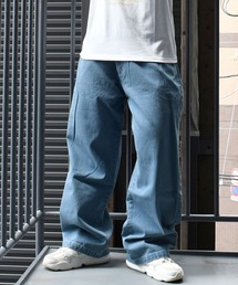 HALHAM（ハルハム）の「vintage like loose fit denim pants/ヴィンテージ ライク ルーズフィット デニムパンツ【IR】 レディース メンズ（デニムパンツ）」